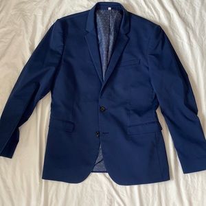 Dot lined navy blazer - 42L